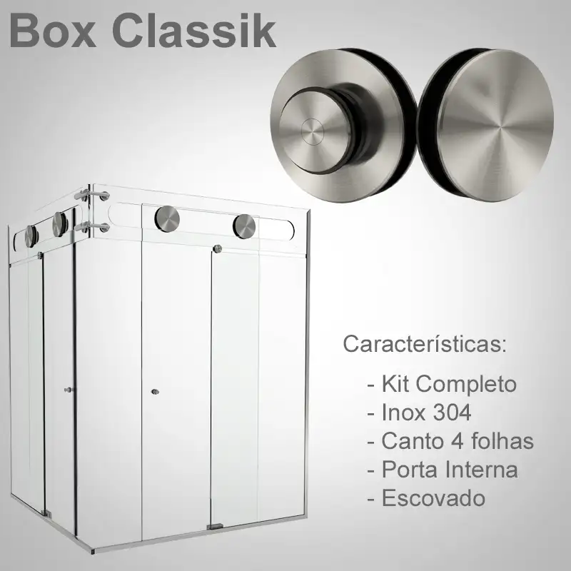 Canto 4 Folhas Escovado